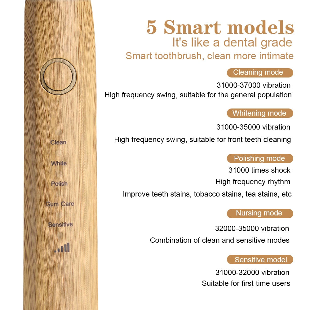 Bamboo Electric Toothbrushes